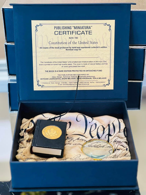 გამომცემლობა მინიატურა - ამერიკის კონსტიტუცია