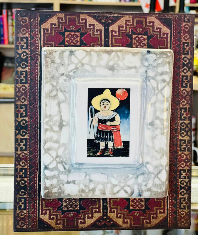 White Studio - კედლის მინიატურა - ნიკო ფიროსმანის "გოგონა საჰაერო ბუშტით"