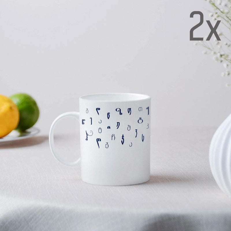 ჭიქა (2ც) - შინ - ფაიფური - 10სმ