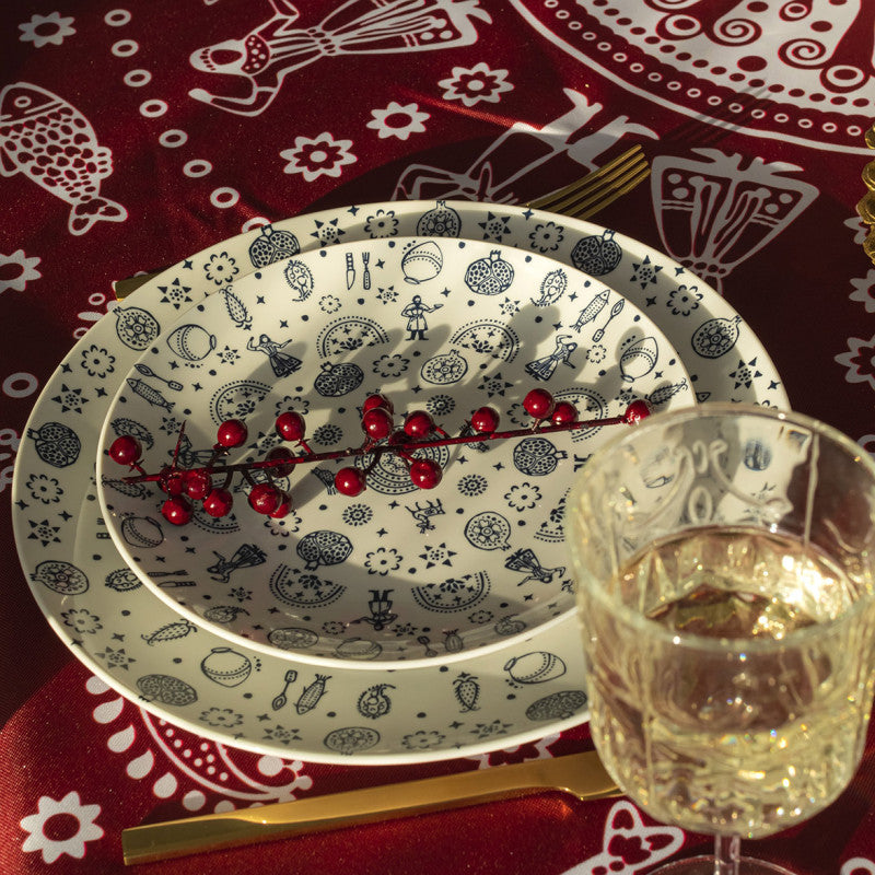 თეფში (2ც) - კალა - 25სმ