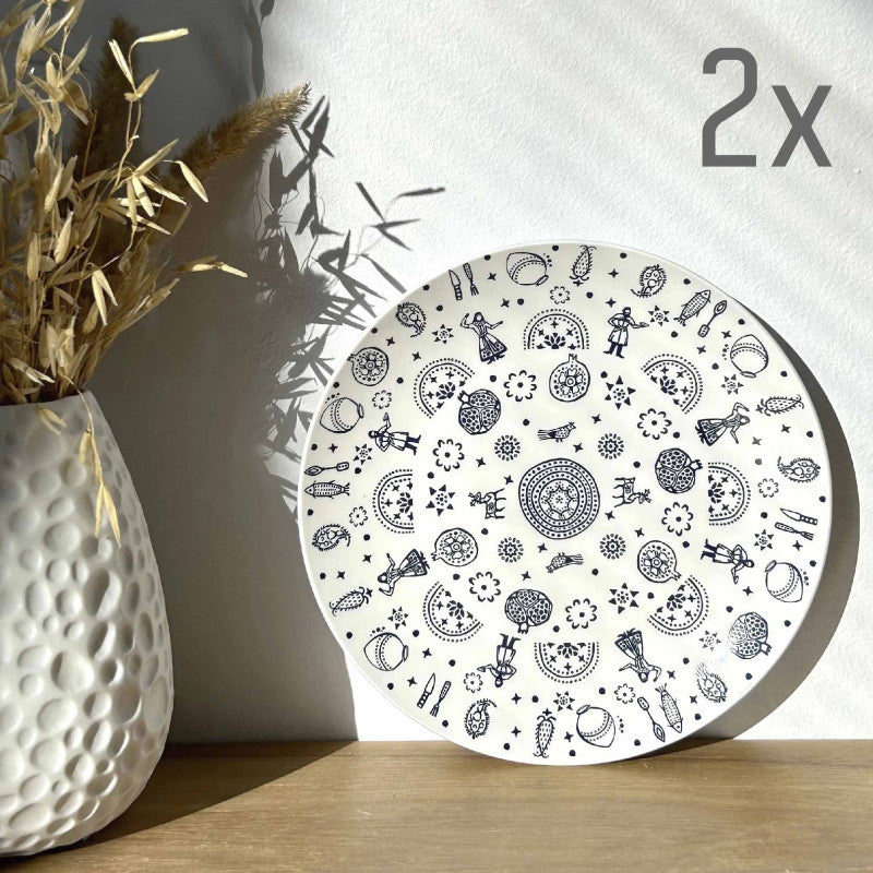 თეფში (2ც) - კალა - 20სმ