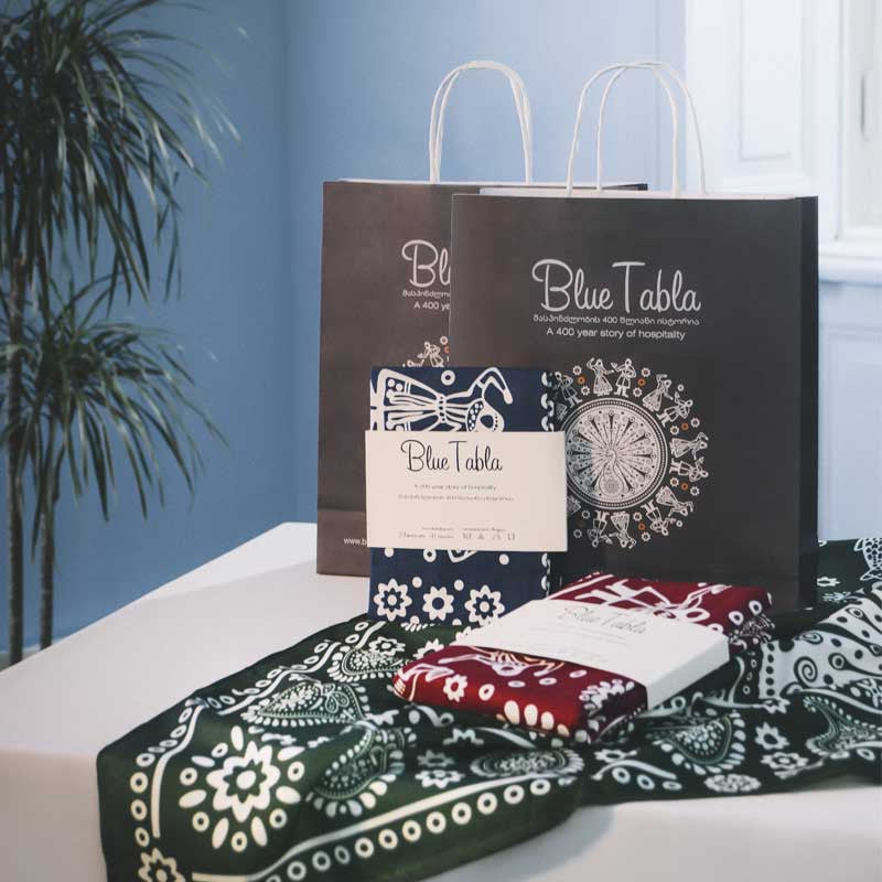 სუფრა - ანბანი - ლურჯი