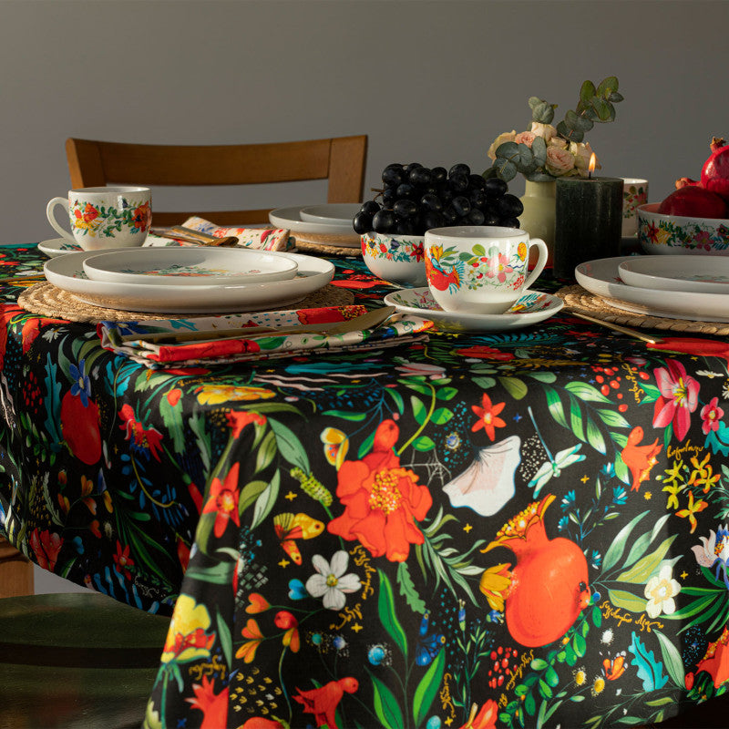 სუფრა - ბროწეულების ბაღი - შავი