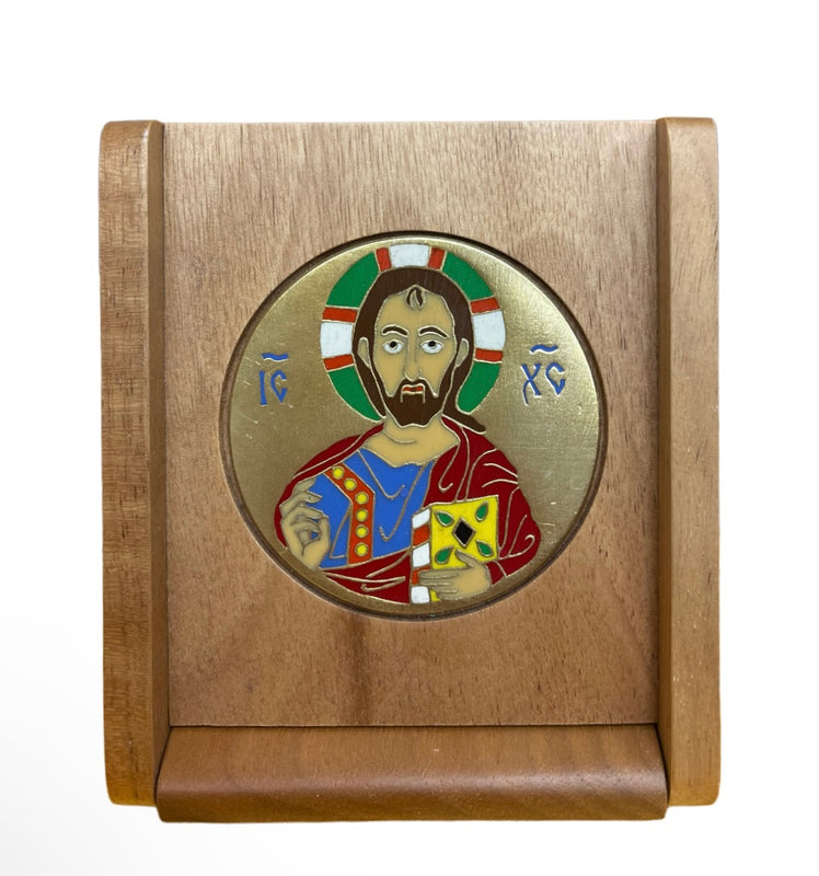 მაცხოვრის ხელნაკეთი ხატი, მინანქარში