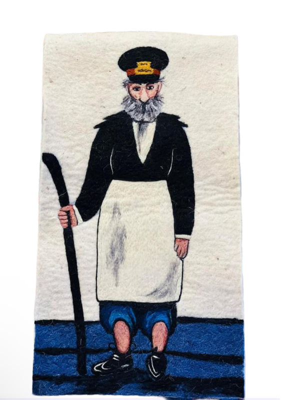 თექის ხელნაკეთი პანო - ფიროსმანის მეეზოვე