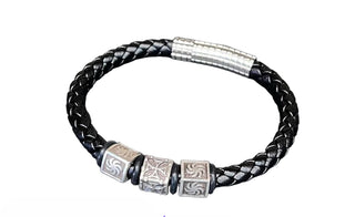 ვერცხლი და ტყავი - ბოლნური ჯვარი და ბორჯღალო (მამამაცის სამაჯური)