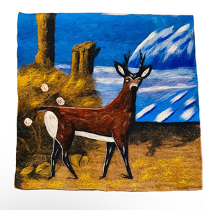 თექის პანო - ირემი