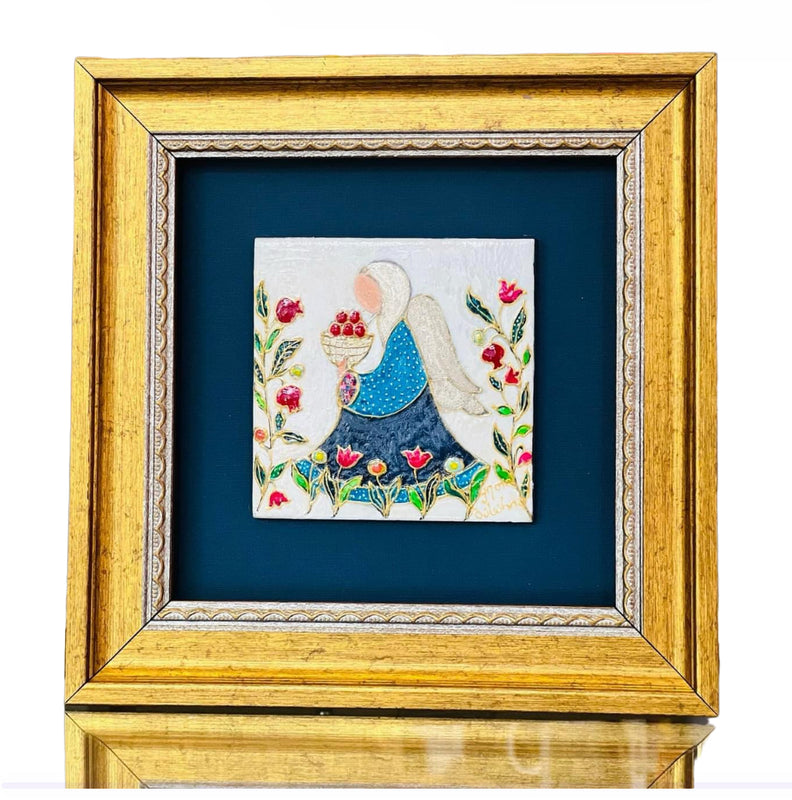 კედლის ხელნაკეთი სურათი - ანგელოზი