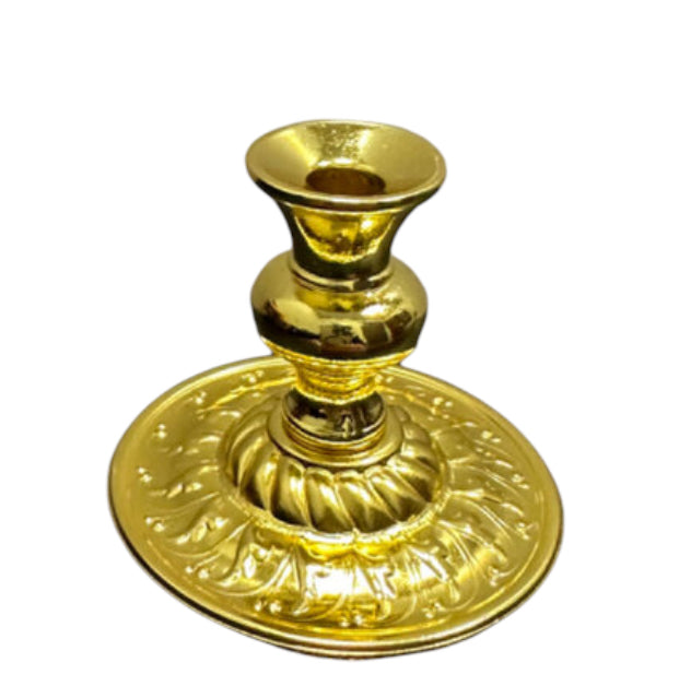 შანდალი მეტალის მოოქროვილი (ყურის გარეშე)