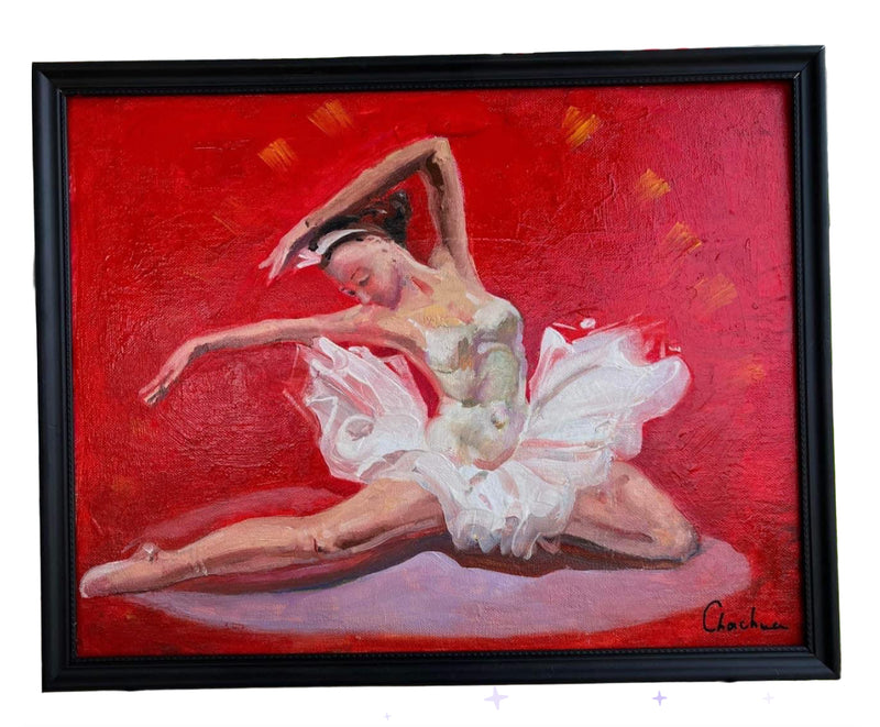 ბალერინა - ტილო, ზეთი