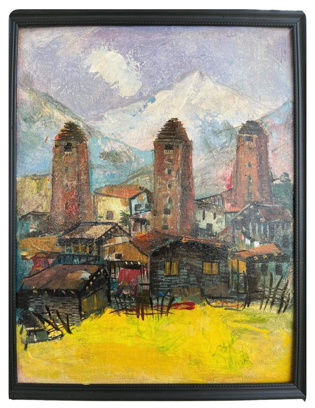 თუშეთი - ტილო, ზეთი