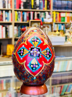 ხელით მოხატული სააღდგომო დეკორატიული  კვერცხი