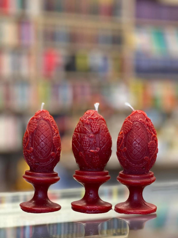 სააღდგომო დეკორატიული კვერცხი - სანთელი