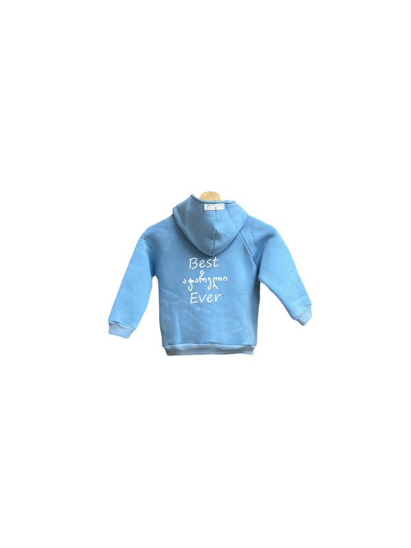 ბავშვის კაპიშონიანი ჰუდი.