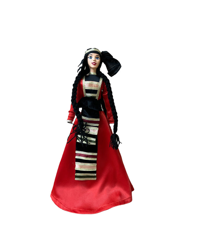 ხელნაკეთი თოჯინები ქართული ნაციონალური სამოსით - აჭარელი გოგო