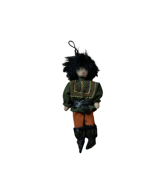 ხელნაკეთი თოჯინები ქართული ნაციონალური სამოსით (საკიდით) - ხევსური ბიჭი