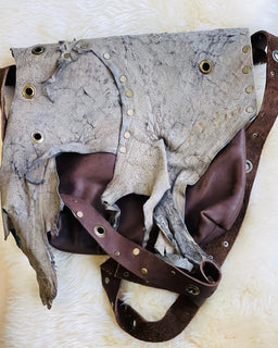 ხელნაკეთი ტყავის ჩანთა-  Fotia