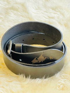 ხელნაკეთი ტყავის ქამარი