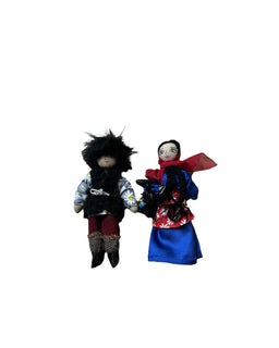 ხელნაკეთი თოჯინები ქართული ნაციონალური სამოსით ( საკიდით ) - თუში წყვილი