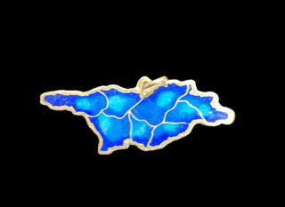 ვერცხლის ბროში მინანქრით