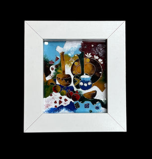 ტიხრული მინანქარი ნახატი "ქართული სუფრა"