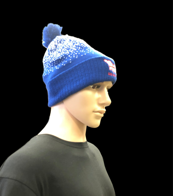 პომპონიანი, ნაქსოვი ქუდი Georgia, საქართველოს რუქით