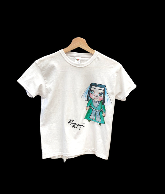 QARTULIA NYC & ზ. სულაკაური მაისური,  კარიკატურა  - "იმერელი ბავშვი"