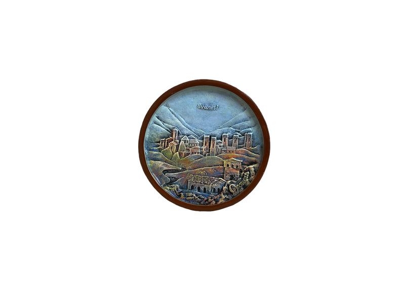 მოხატული, დეკორატიული თეფში - სვანეთი