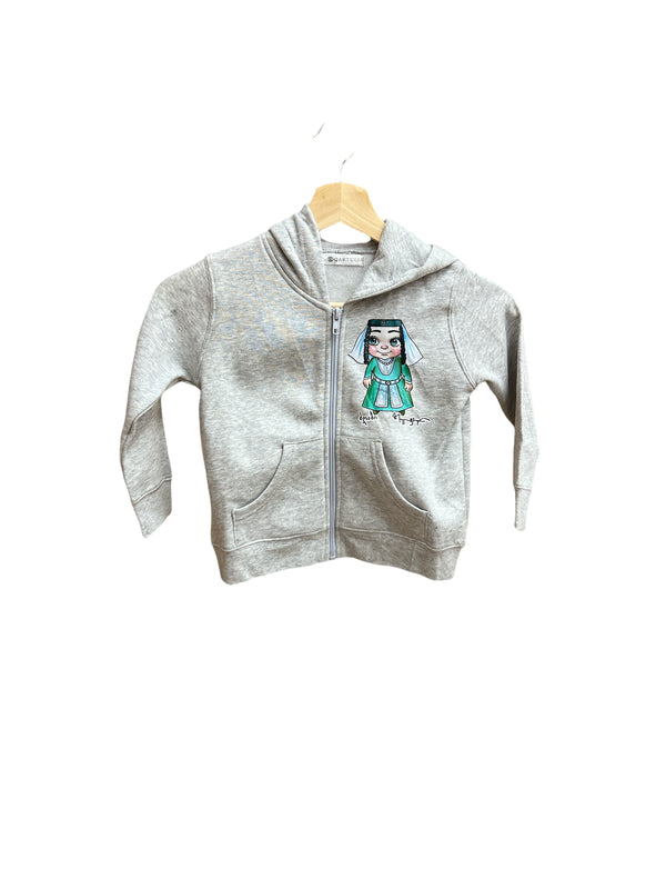 ბავშვის კაპიშონიანი შემოსაცმელი ჰუდი.