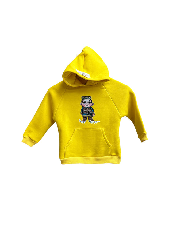 ბავშვის კაპიშონიანი ჰუდი.