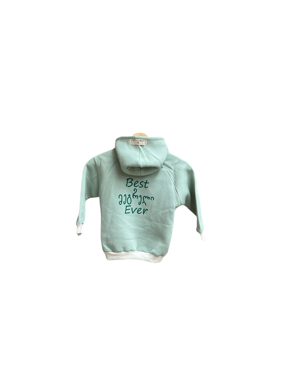 ბავშვის კაპიშონიანი ჰუდი.