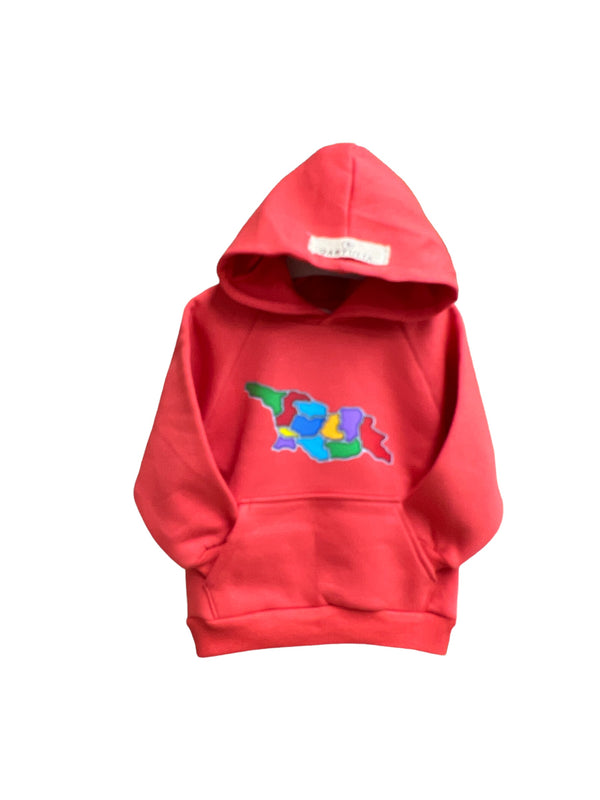 ბავშვის კაპიშონიანი ჰუდი.