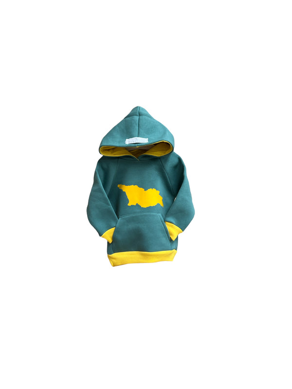 ბავშვის კაპიშონიანი ჰუდი.