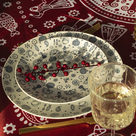 თეფში (2ც) - კალა - 25სმ