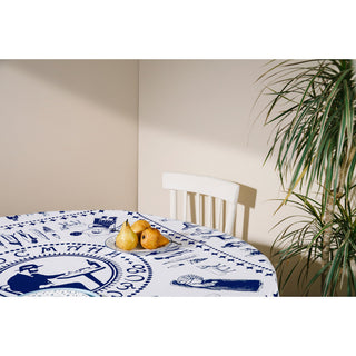 სუფრა - ფიროსმანი - თეთრი - პოლიესტერი