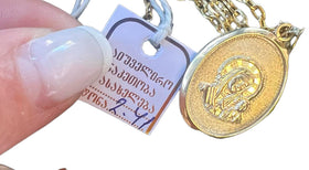 ღვთისმშობლის ოქროს მედალიონი და ცეპი