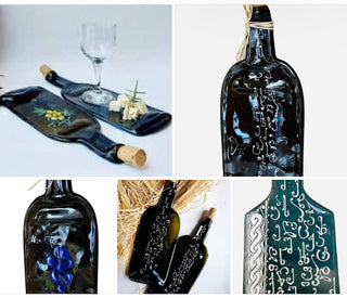 ყველის დაფა - "ქართული მინა" -  ქართული ანბანი