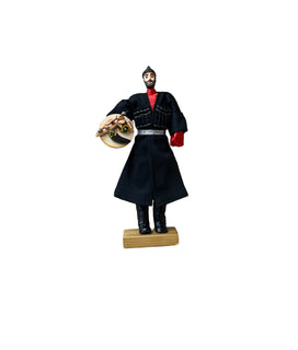 ხელნაკეთი თოჯინები ქართული ნაციონალური სამოსით -ყარაჩოხელი