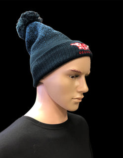 პომპონიანი, ნაქსოვი ქუდი GEORGIA, საქართველოს რუქით